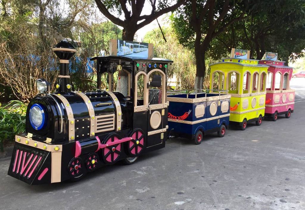 海城新品游乐小火车商场公园景区旅游观光游乐设备